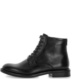 Черные кожаные ботинки на шнуровке и молнии Vagabond