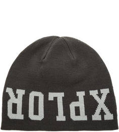 Двусторонняя шапка с логотипом бренда The North Face