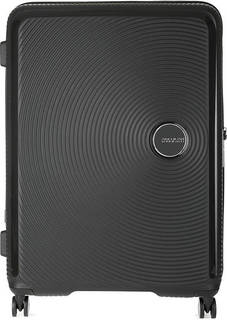 Плдастиковый чемодан с кодовым замком American Tourister