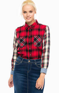 Рубашка в клетку с нагрудными карманами Pepe Jeans