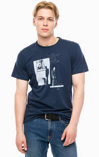 Хлопковая футболка с принтом Pepe Jeans