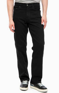 Слегка зауженные черные джинсы Mustang