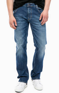 Синие джинсы прямого кроя со стандартной посадкой Mustang