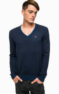 Хлопковый джемпер с треугольным вырезом Napapijri