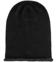 Черная шапка с металлизированной нитью Napapijri