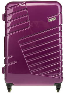 Фиолетовый чемодан на колесах Verage