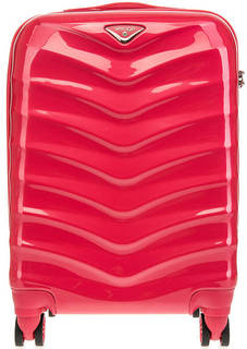 Пластиковый чемодан цвета фуксии Verage