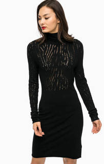 Трикотажное платье с высоким воротом Marciano Guess