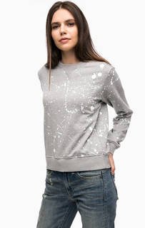 Хлопковый свитшот с принтом G Star RAW