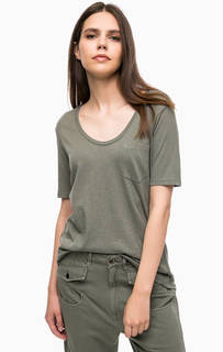 Футболка из хлопка с нагрудным карманом G Star RAW