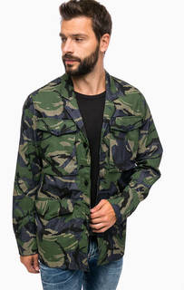 Куртка из денима камуфляжной расцветки G Star RAW