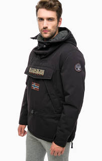 Утепленная куртка-анорак черного цвета Napapijri