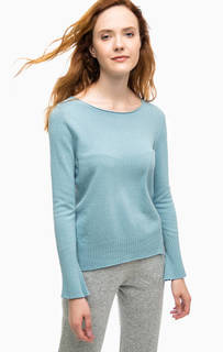 Синий джемпер с длинными рукавами Stefanel