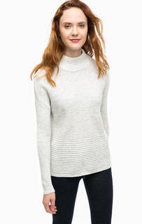 Серый джемпер с высоким воротом Tom Tailor