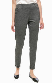 Зауженные серые брюки с отворотами Tom Tailor