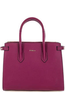 Кожаная сумка с короткими ручками Furla
