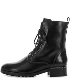 Черные кожаные ботинки Högl