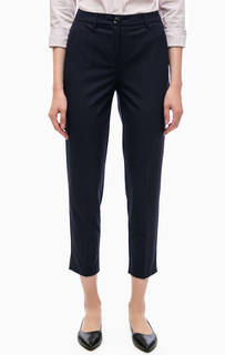 Синие брюки в полоску в классическом стиле United Colors of Benetton