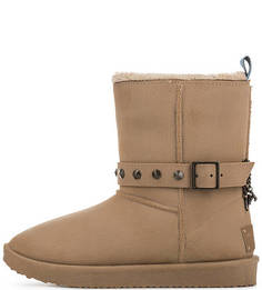 Утепленные полусапоги со съемным ремешком Trussardi Jeans