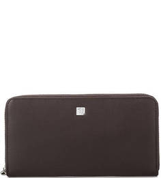 Кошелек с тремя отделами на молнии Trussardi Jeans