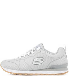 Серые текстильные кроссовки Skechers