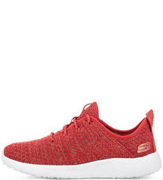 Красные текстильные кроссовки Skechers