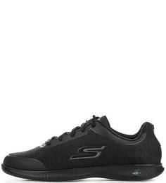Черные текстильные кроссовки Skechers