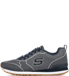 Текстильные кроссовки на шнуровке Skechers