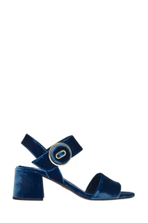 Бархатные босоножки Prada