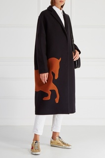 Шерстяное пальто Msgm