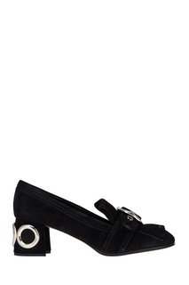 Замшевые туфли Miu Miu