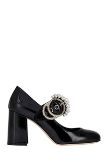 Кожаные туфли Miu Miu