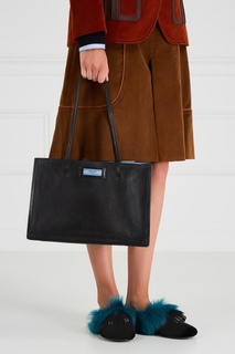 Кожаная сумка Etiquette Prada