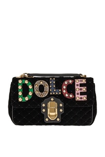 Бархатная сумка Lucia Dolce & Gabbana