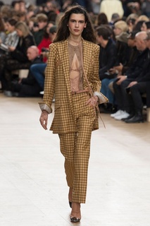 Брюки в клетку Nina Ricci
