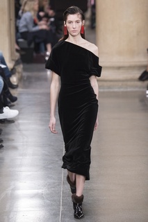 Бархатное платье Christopher Kane