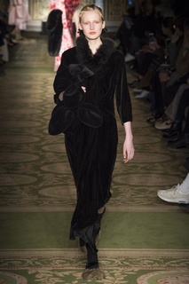 Бархатное платье Simone Rocha