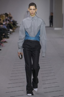 Комбинированная блузка Balenciaga