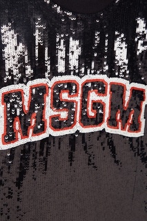 Футболка в пайетках Msgm