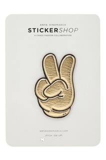 Кожаный стикер Anya Hindmarch
