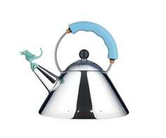 Чайник со свистком tea rex голубой Alessi