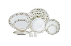 Обеденный сервиз 27 предметов на 6 персон "Золотой вензель" Emerald