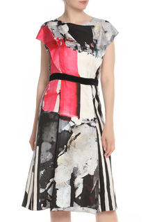 Полуприлегающее платье с застежкой молнией Carolina Herrera