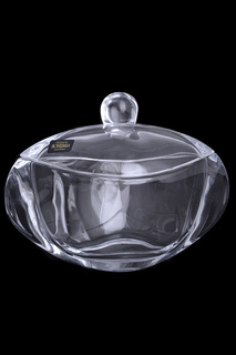 Конфетница с крышкой 18 см Crystalite Bohemia