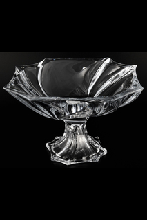 Фруктовница на ножке 33 см Crystalite Bohemia