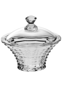Доза 12 см с крышкой CRYSTAL BOHEMIA