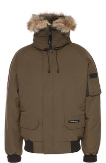 Пуховый бомбер Chilliwack с капюшоном Canada Goose