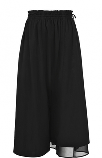 Укороченные брюки с эластичным поясом Yohji Yamamoto