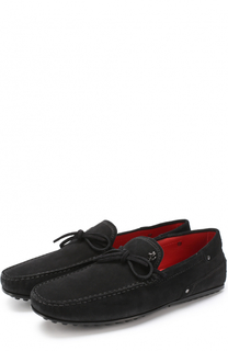 Замшевые мокасины на шнуровке Tod’s Tods
