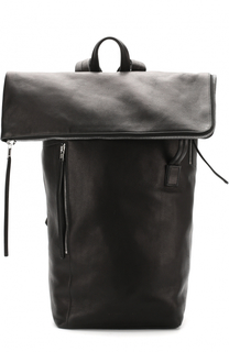 Кожаный рюкзак с откидным клапаном Rick Owens